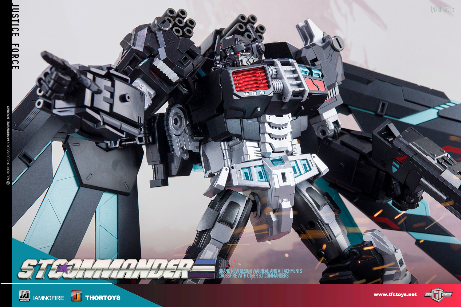 TFC Toys STC-01T Dark Savior Commander Toy Photography by